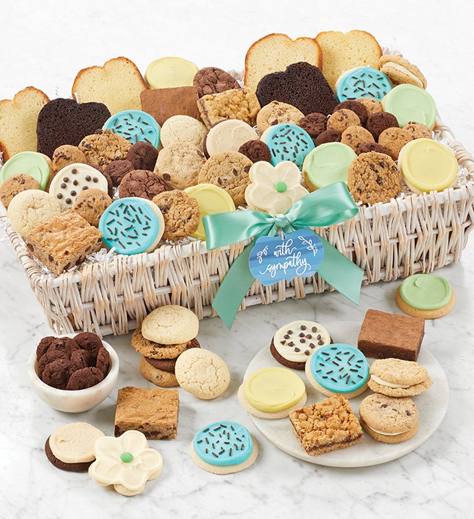 With Sympathy Gift Basket – Grand
